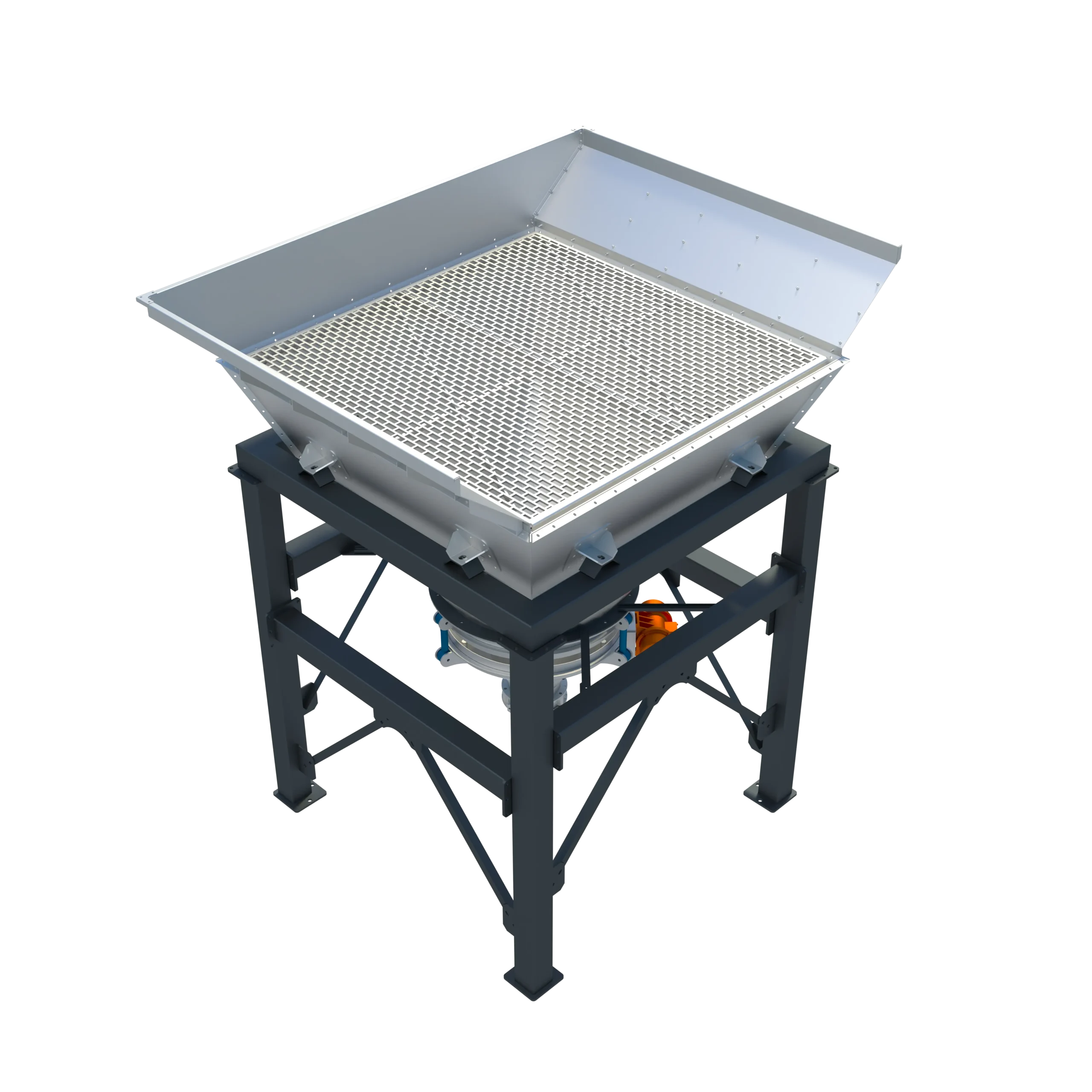 Render image of a Raw Salt Silo used for storing unprocessed salt.